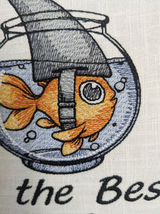 Be the best version of you!  Machine embroidered 8" hoop